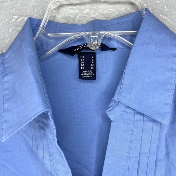 Lands send Chase Bank Pleated Detail Blouse - Picture 2 of 4